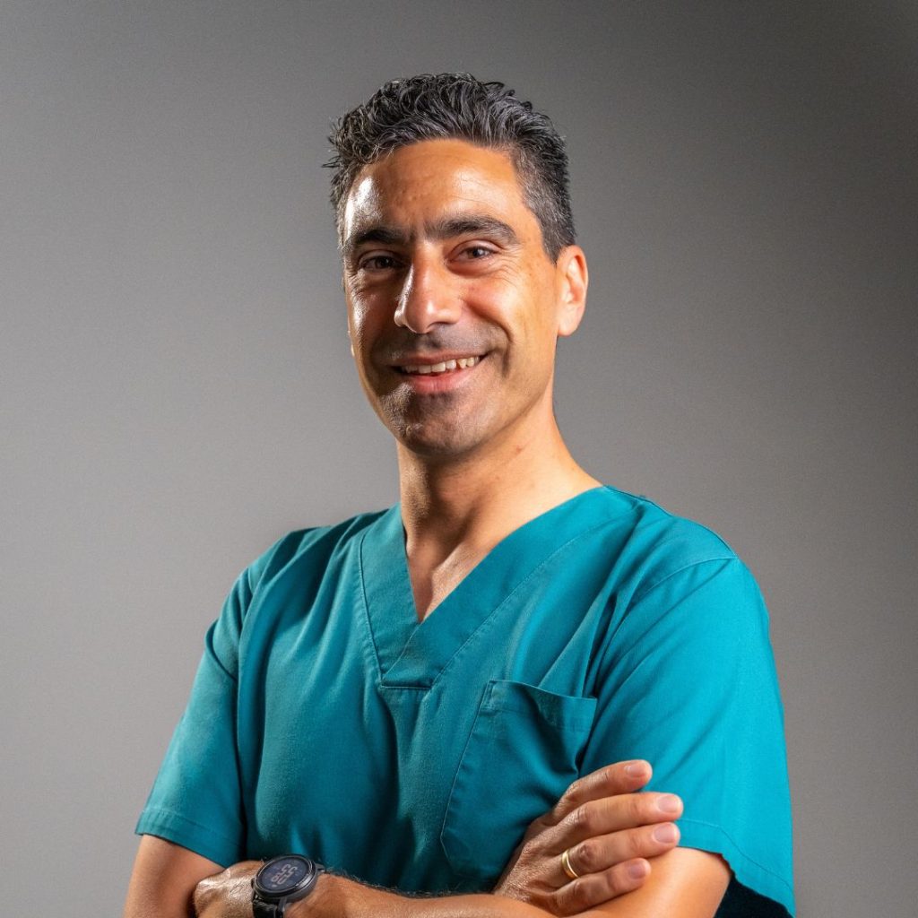 enfermeiro Rui Gonçalves na Cruz verde