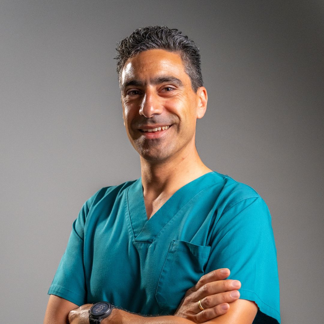 enfermeiro Rui Gonçalves na Cruz verde