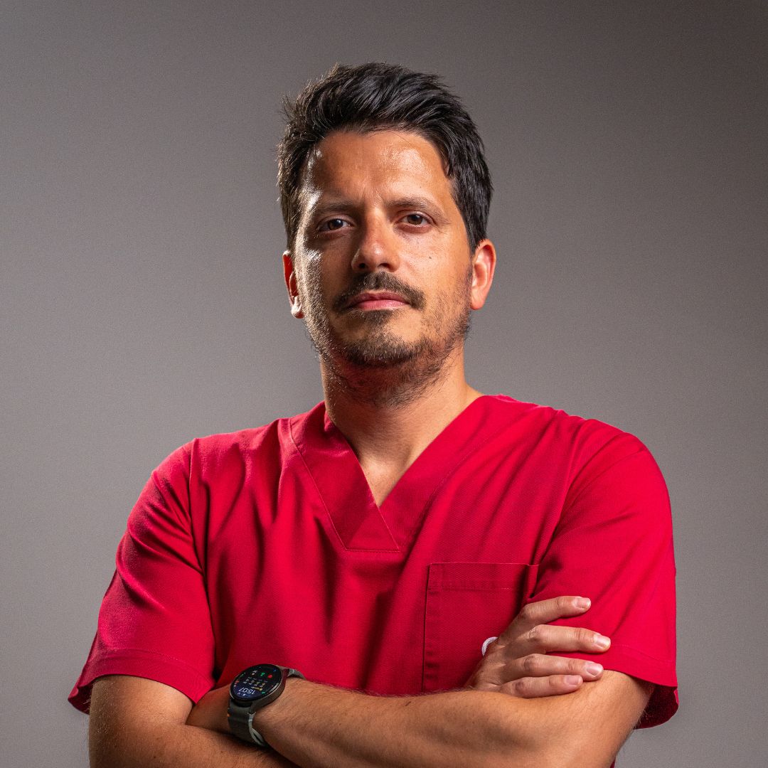 Técnico Mário Rui Lourenço na Cruz verde